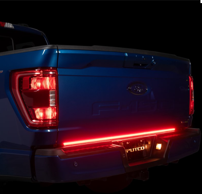 Putco 2024+ Ford F150 w/Factory LED Tail Light 60in Red Blade Tailgate Light Bar Plug-N-Play