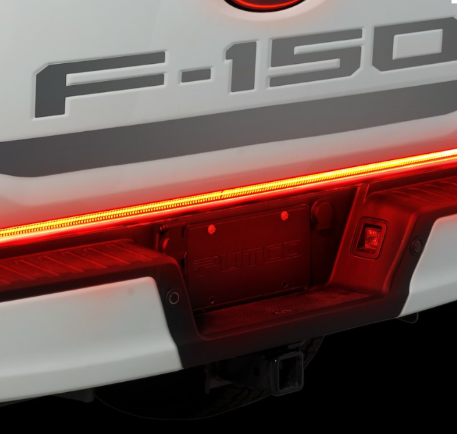 Putco 2024+ Ford F150 w/Factory LED Tail Light 60in Red Blade Tailgate Light Bar Plug-N-Play