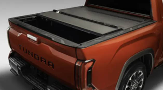 2022+ Tundra Tonneau Cover | Weather-Resistant Hard Tri-Fold Bed Cover
