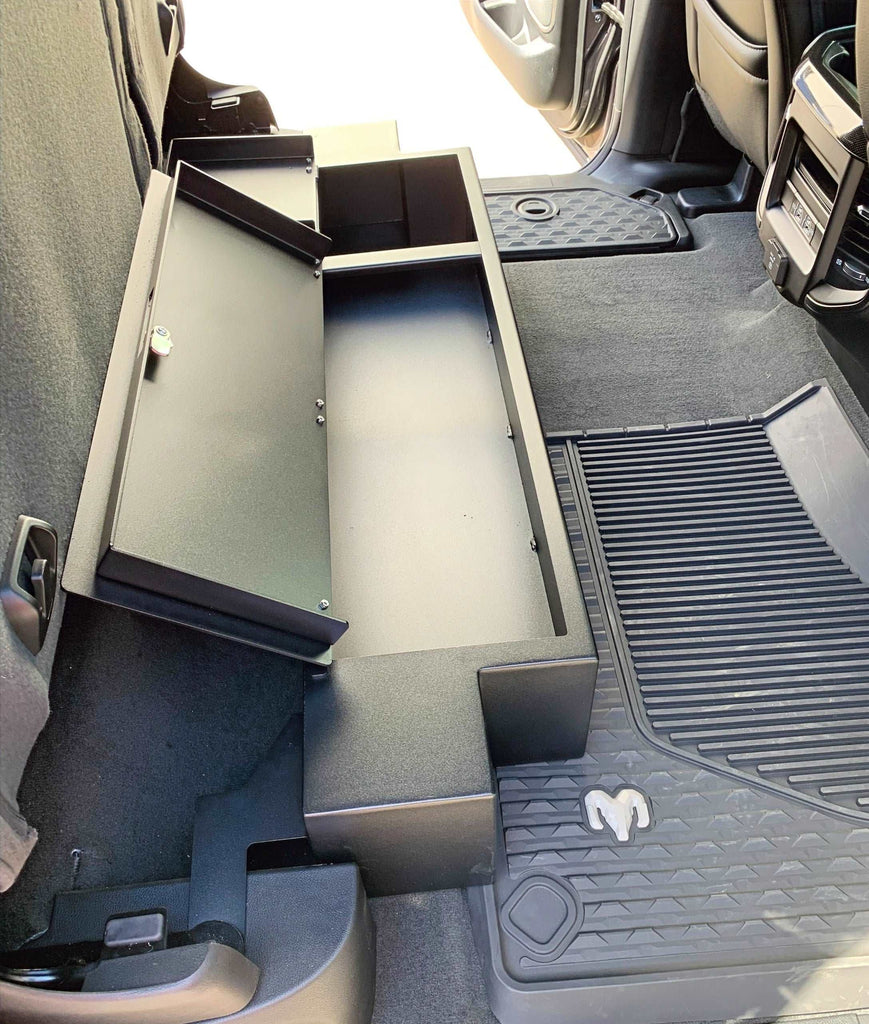 2019-2026 RAM 1500 Crew Cab Under Seat Lockable Storage