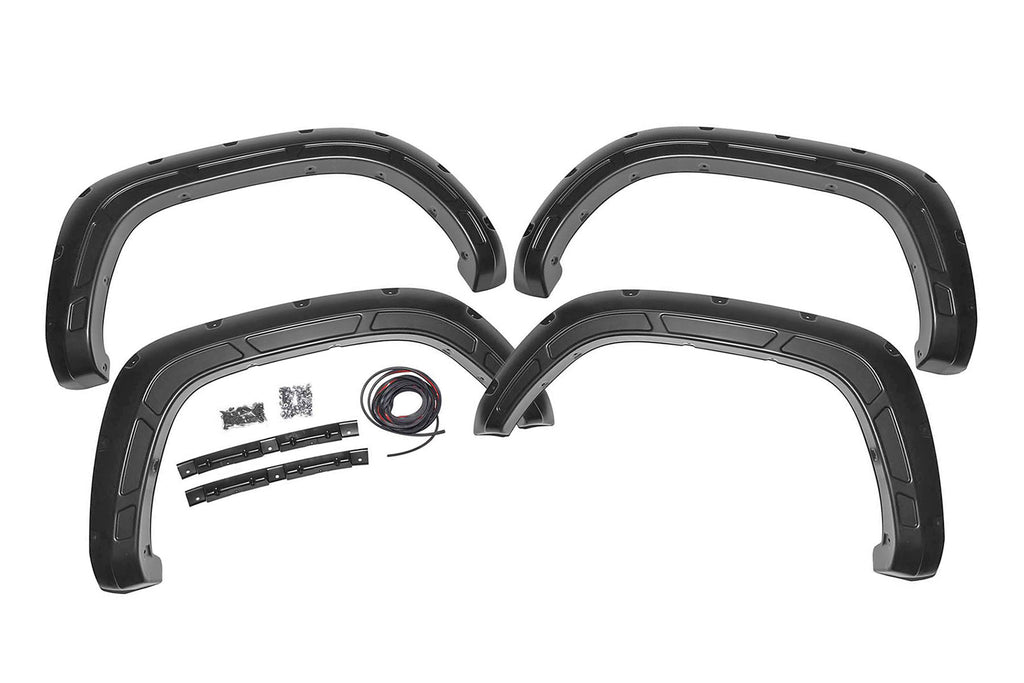 Rough Country Defender Pocket Fender Flare - Toyota Tacoma 2WD 4WD (2016-2023)