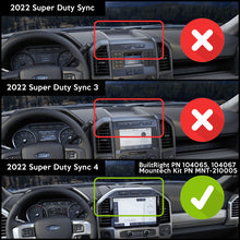 Load image into Gallery viewer, BuiltRight Industries 2022+ Ford F-250/350/450 SuperDuty w/12in. Screen SYNC4 Dash Mount PRO