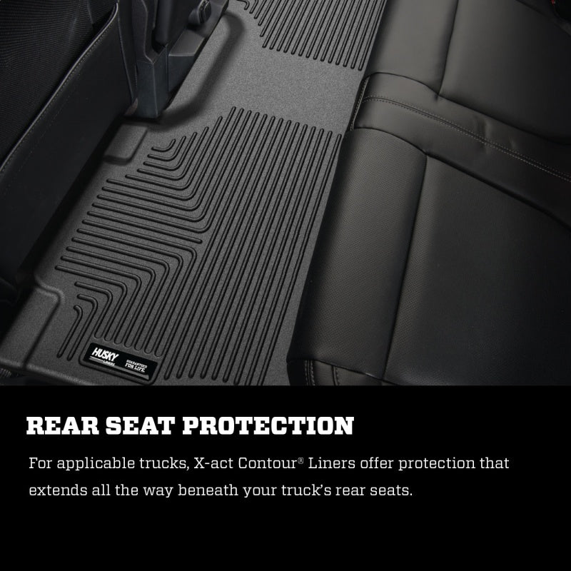 Husky Liners 2023+ Chevrolet Colorado/GMC Canyon CC X-Act Contour Front & 2nd Seat Floor Liners