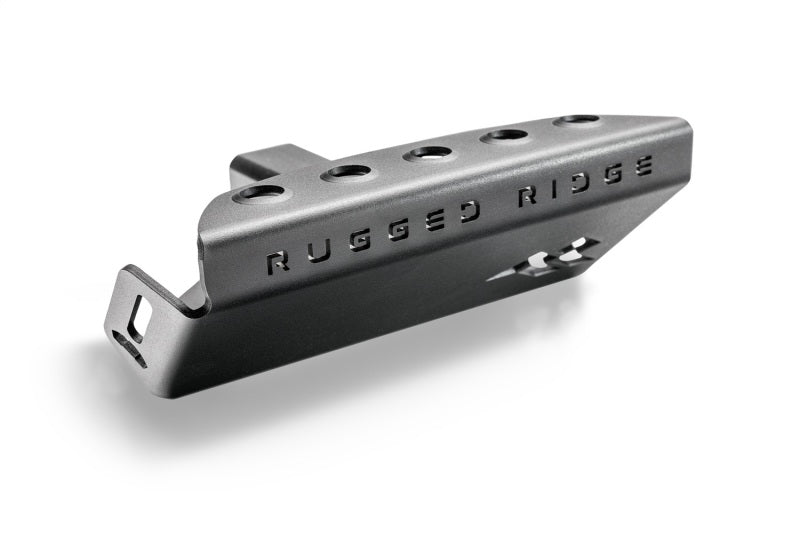 Rugged Ridge Jeep Wrangler JK/JKU/JL/JLU & Gladiator Hitch Skid Plate 2in. Rec - Tex Blk