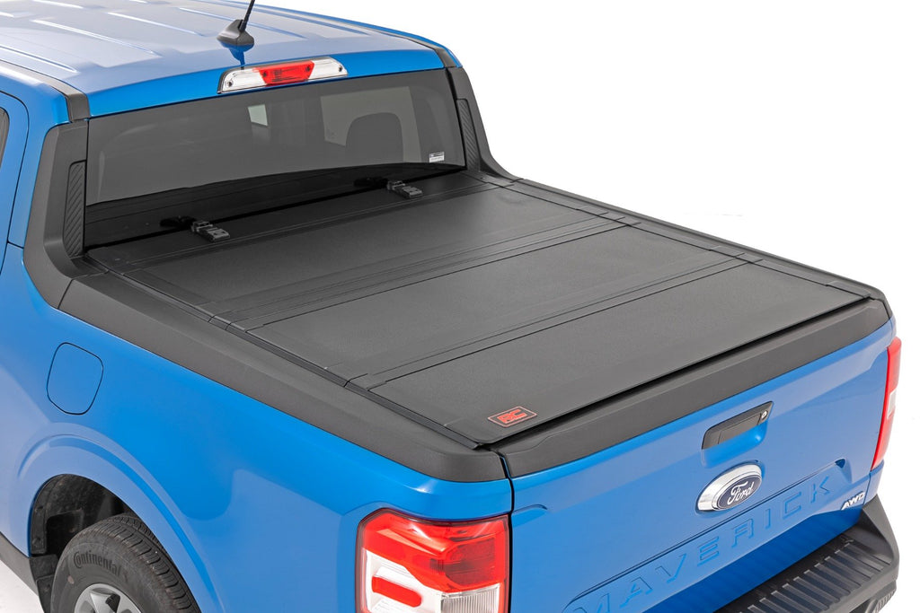 Hard Tri-Fold Flip Up Bed Cover - 4'6 In. Bed - Ford Maverick (22-23)