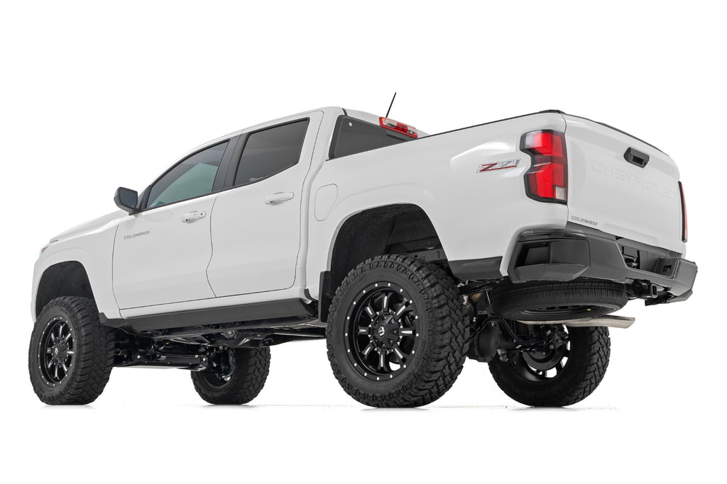 Chevrolet Colorado truck equipped with a 6-inch Rough Country lift kit and N3 Shocks