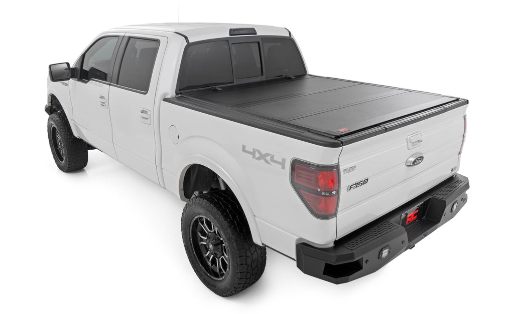 Hard Tri-Fold Flip Up Bed Cover - 6'7 In. Bed - Ford F-150 (04-14)
