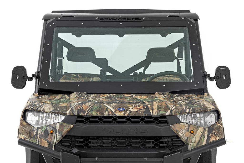UTV Aluminum Side View Mirrors - Vertical