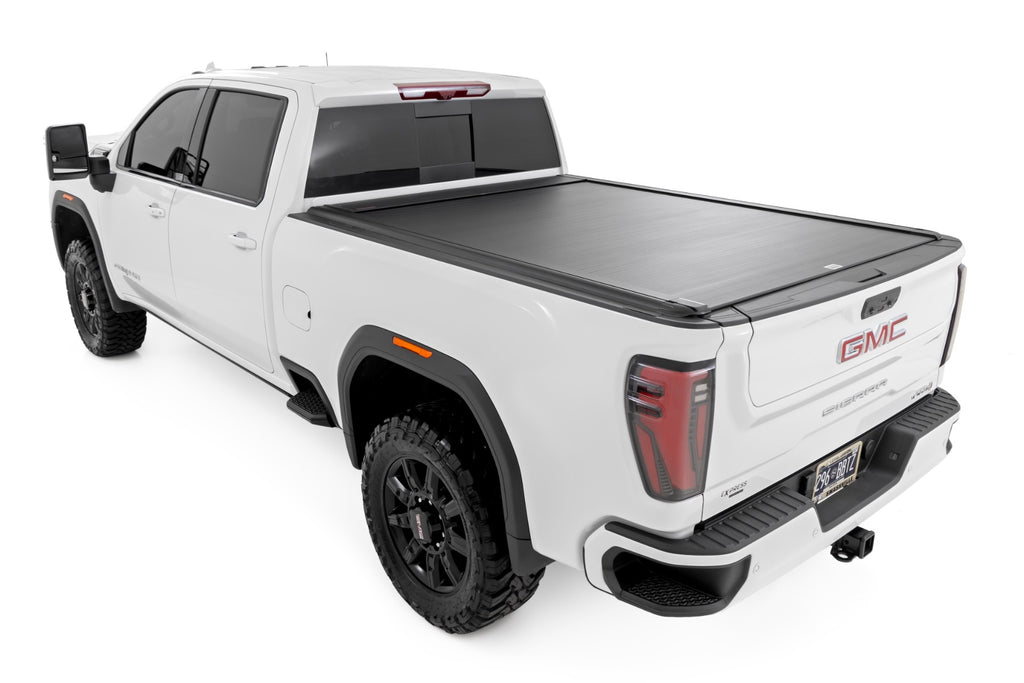 Powered Retractable Bed Cover - 6'9 In. Bed - Silverado Sierra 2500 2WD 4WD (2020-2024)