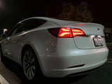AlphaRex 20+ Tesla Model Y PRO-Series LED Tail Lights Jet Black w/Seq Sig