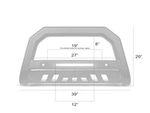 Load image into Gallery viewer, Armordillo® 2007-2018 Chevy Silverado/GMC Sierra 1500 (Excl. Z71) AR-T Bull Bar w/Parking Sensor - Matte Black