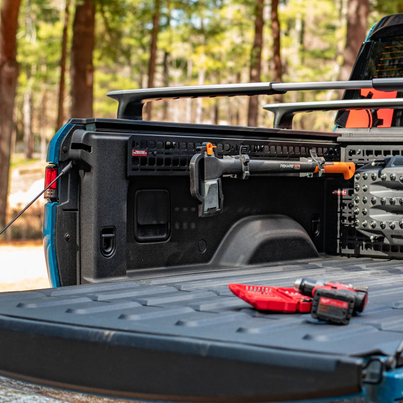 BuiltRight Industries 2022+ Rivian R1T Bedside Rack System Bedside Molle Kit - 2 Panels
