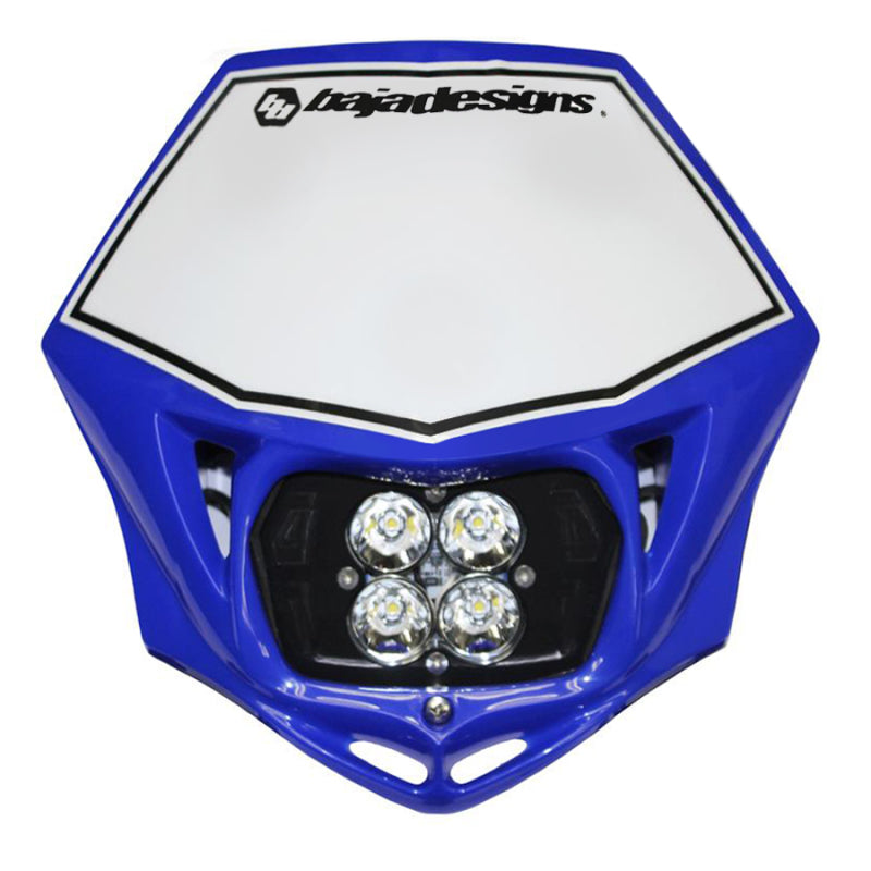 Baja Designs Motorcycle Race Light LED AC Blue Squadron Sport