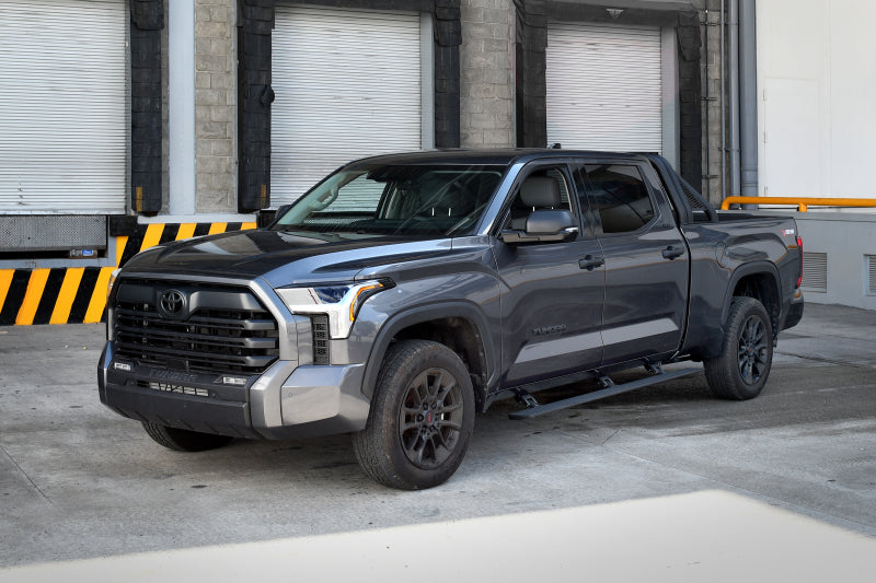 Go Rhino Toyota Tundra CrewMax Cab 4dr E-BOARD E1 Electric Running Board Kit - Bedliner Coatng