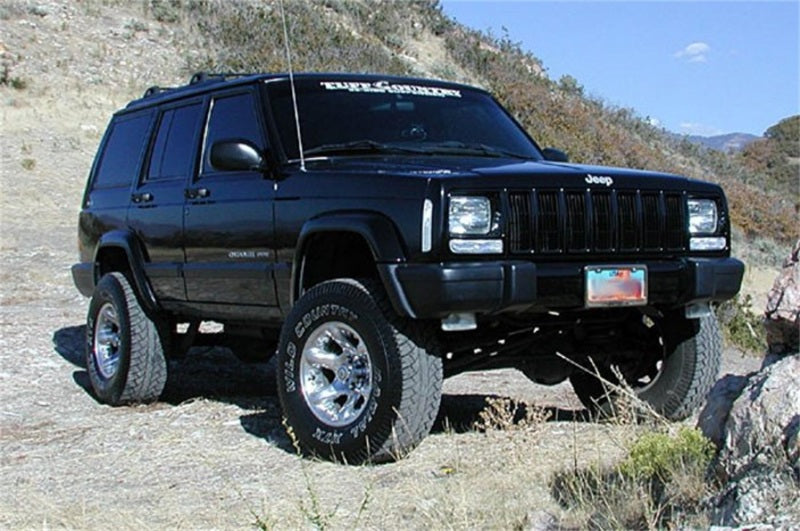 Tuff Country 87-01 Jeep Cherokee 4x4 3.5in Lift Kit EZ-Flex w/Rear Leaf Springs (SX8000 Shocks)