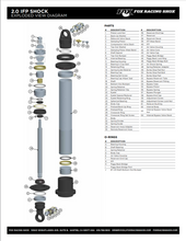 Load image into Gallery viewer, Fox Eyelet Parts Hourglass Bushing Spacer 1.000in OD x .560in ID x .830in TLG