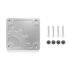 Load image into Gallery viewer, BuiltRight Industries 2020 Jeep Gladiator Bed Plug Plate Cover (Alum) - Silver