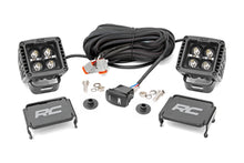 Load image into Gallery viewer, Rough Country - LED Light - Ditch Mount - 2" Black Pair - Amber DRL - Ford Bronco (21-23) - 71049