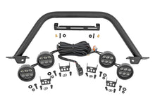 Load image into Gallery viewer, Safari Bar - 3.5 In. Round LED (Quad) - Black - Amber DRL - OE Modular Steel - Ford Bronco (21-23)