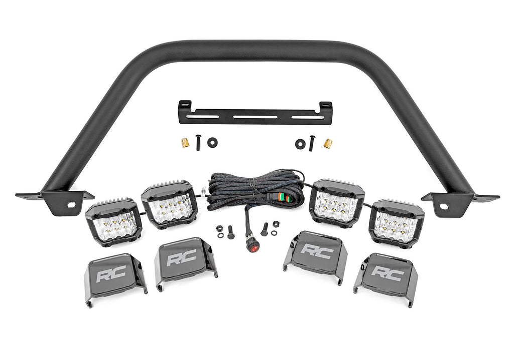 Safari Bar - 3 In. OSRAM (Quad) - Wide - OE Modular Steel - Ford Bronco (21-23)