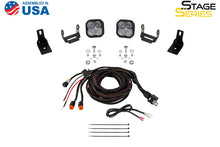 Load image into Gallery viewer, Diode Dynamics 2022+ Ford Maverick SS3 Sport Stage Series Ditch Light Kit Yellow Combo