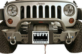 Tuffy Flip-up License Plate Holder For Winch Roller Fairlead 01Black