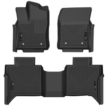 Load image into Gallery viewer, Husky Liners 2022 Toyota Tundra CrewMax X-ACT Front &amp; 2nd Seat Floor Liner - Blk