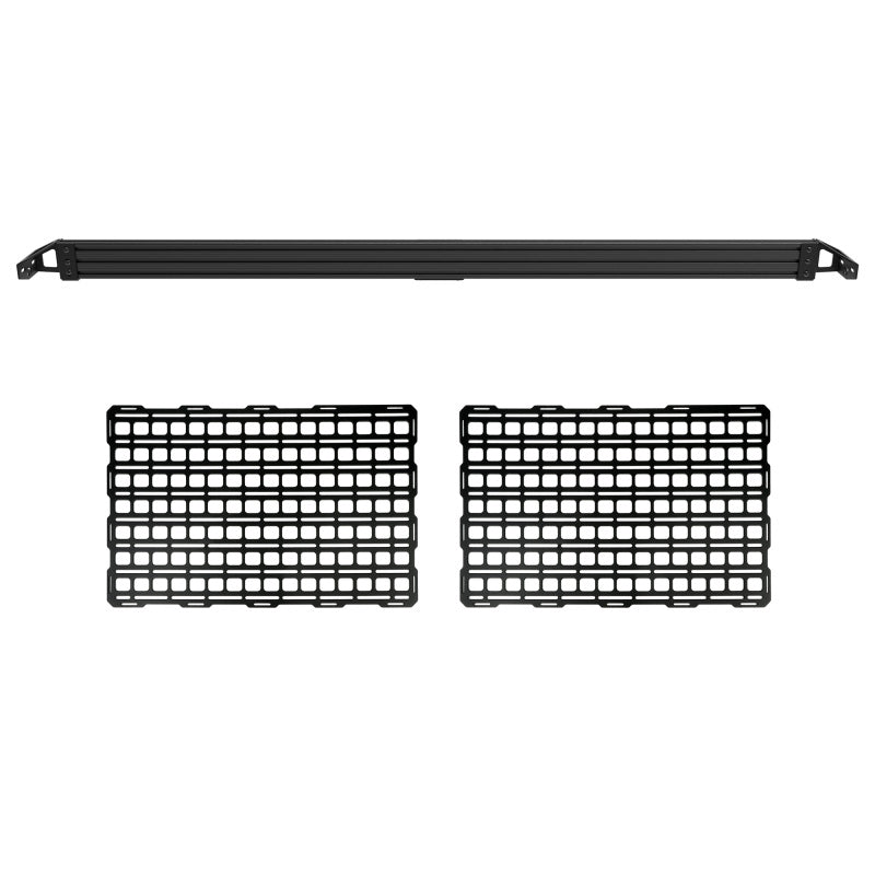 BuiltRight Industries 2015+ Ford F-150/Raptor Bulkhead Utility Rail MOLLE Kit