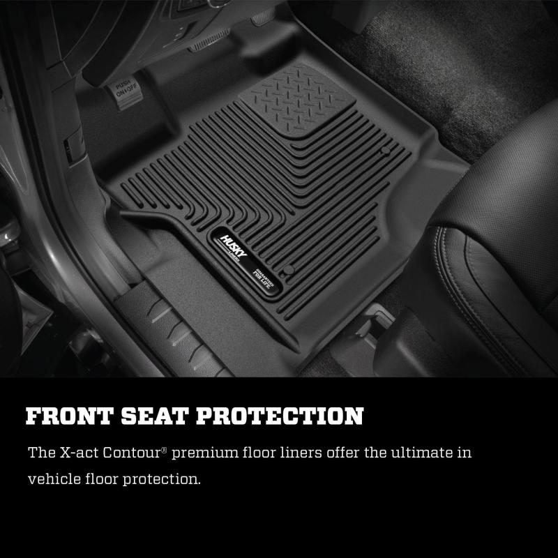 Husky Liners 2023+ Chevrolet Colorado/GMC Canyon CC X-Act Contour Front & 2nd Seat Floor Liners