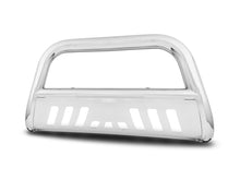 Load image into Gallery viewer, Armordillo 2006-2010 Hummer H3 3in. Bull Bar Chrome Bull Guard - W/Skid Plate