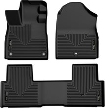 Load image into Gallery viewer, Husky Liners 2023 Honda Pilot Weatherbeater Black Front &amp; 2nd Seat Floor Liners
