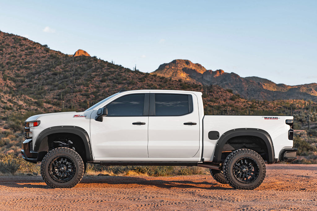 Rough Country Pocket Fender Flares - GBA Black - Chevy Silverado 1500 (22-23)