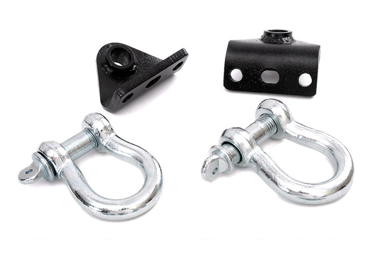 Rough Country D Ring Shackles & Mounts - Jeep Wrangler TJ 4WD (1997-2006)