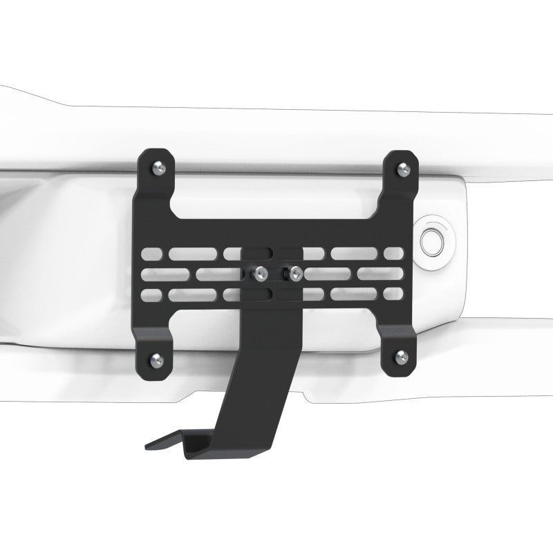 BuiltRight Industries 2021+ Ford Bronco (w/Std Plastic Bumper) License Plate Relocation Kit