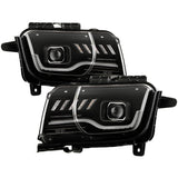 Spyder 10-13 Chevy Camaro Halogen Model Only - Black (PRO-YD-CCAM2010SI-SEQ-BK)