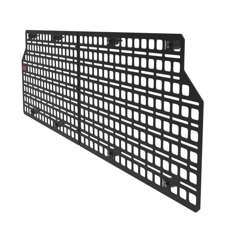 BuiltRight Industries 2022+ Rivian R1T Bedside Rack System - Cab Wall Molle Panel Kit