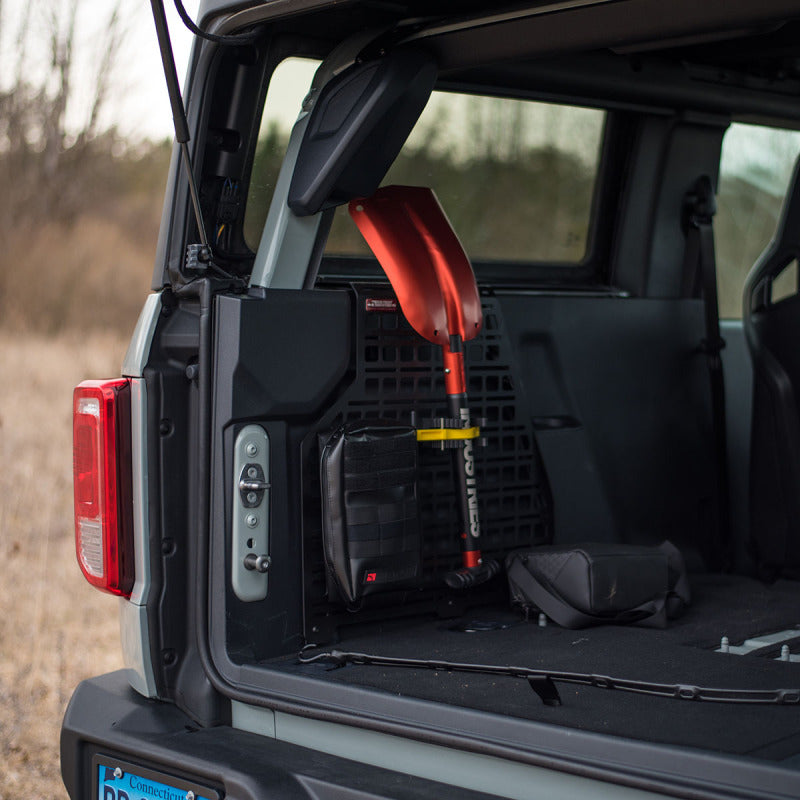 BuiltRight Industries 2021+ Ford Bronco 2dr MOLLE Compatible Cargo Panel - Driver Side Panel ONLY