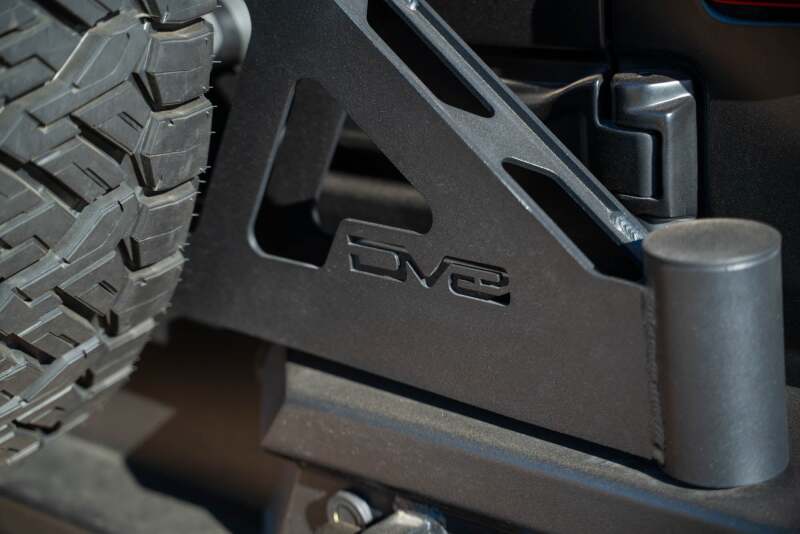 DV8 Offroad 18-23 Jeep Wrangler JL MTO Series Bumper Spare Tire Swing Gate