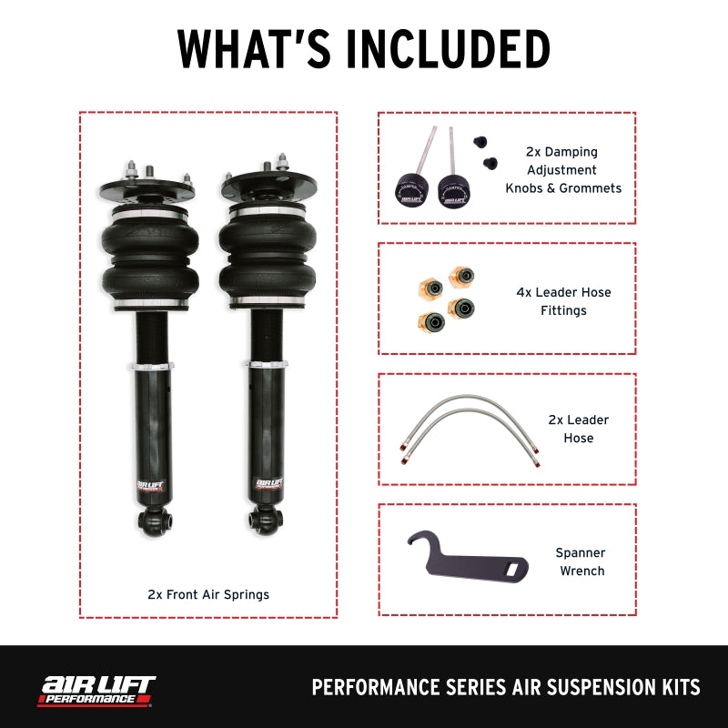Air Lift Performance 89-00 Lexus LS400 Front Air Suspension Kit