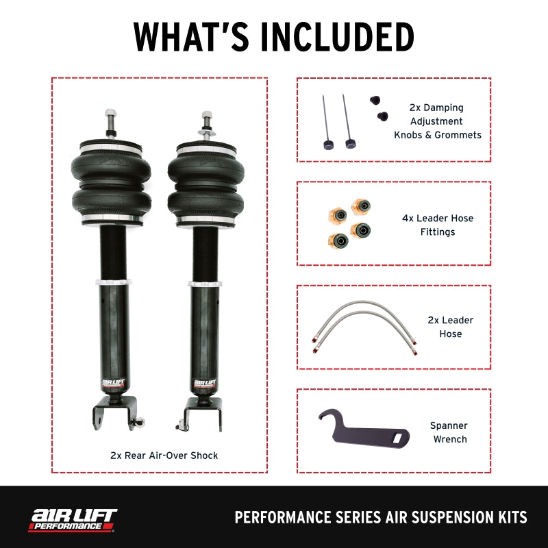 Air Lift Performance 14-24 Infiniti Q50 Air Suspension Rear Kit