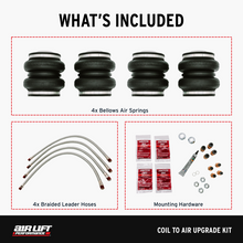 Load image into Gallery viewer, Air Lift 15-20 Acura TLX / 13-17 Honda Accord Coil to Air Upgrade Kit