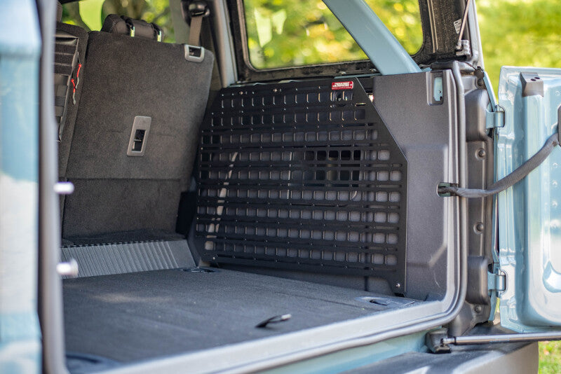 BuiltRight Industries 2021+ Ford Bronco 4dr MOLLE Compatible Cargo Panel - Full Kit
