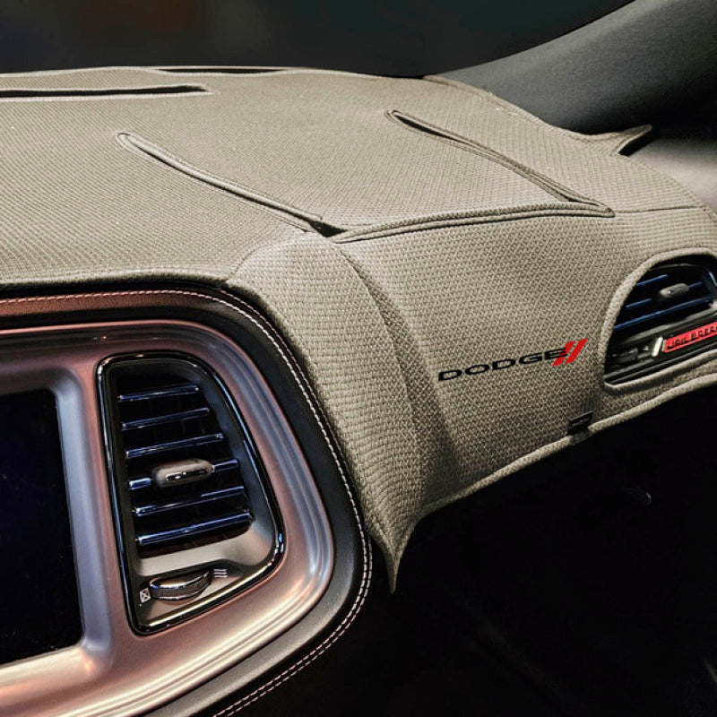 Covercraft 15-23 Dodge Challenger Limited Edition Custom Dash Cover with Dodge Logo