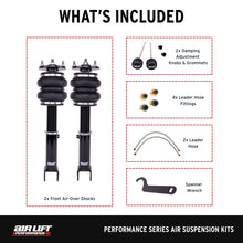 Load image into Gallery viewer, Air Lift Performance 16-17 Lexus 200T / 15-22 Lexus RC 350 / 13-21 Lexus GS 350 Front Kit