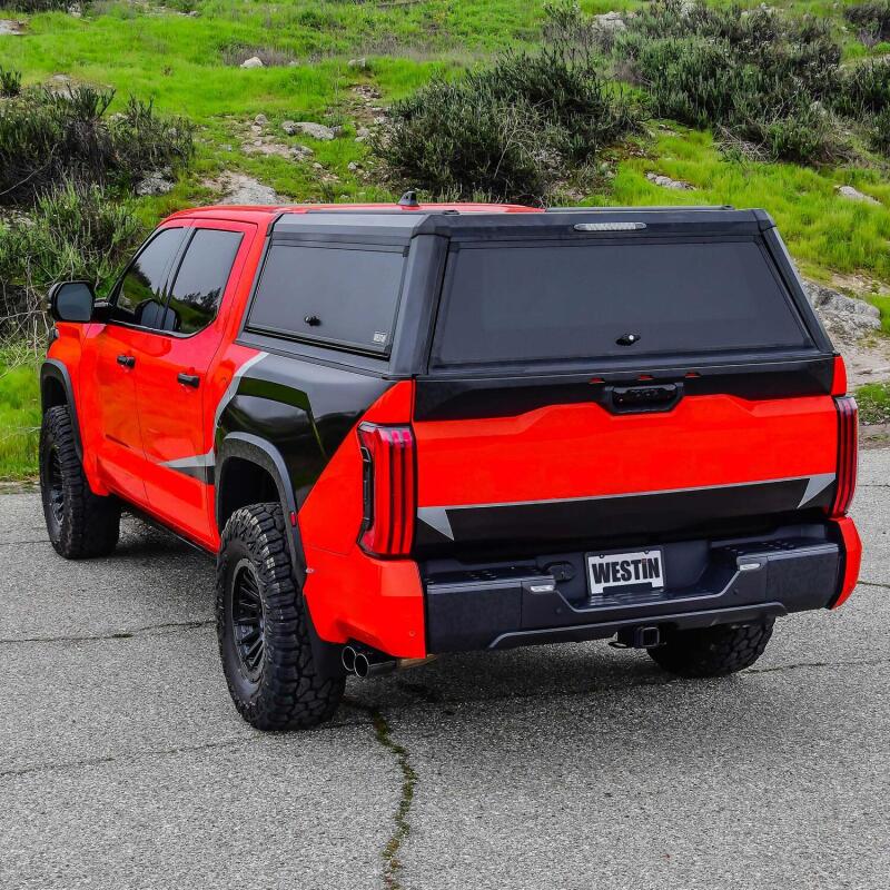 Westin 22-24 Toyota Tundra CC 5.5ft. Bed Aluminum Bed Topper Black - BOX 1 & BOX 2 (COMPLETE KIT)