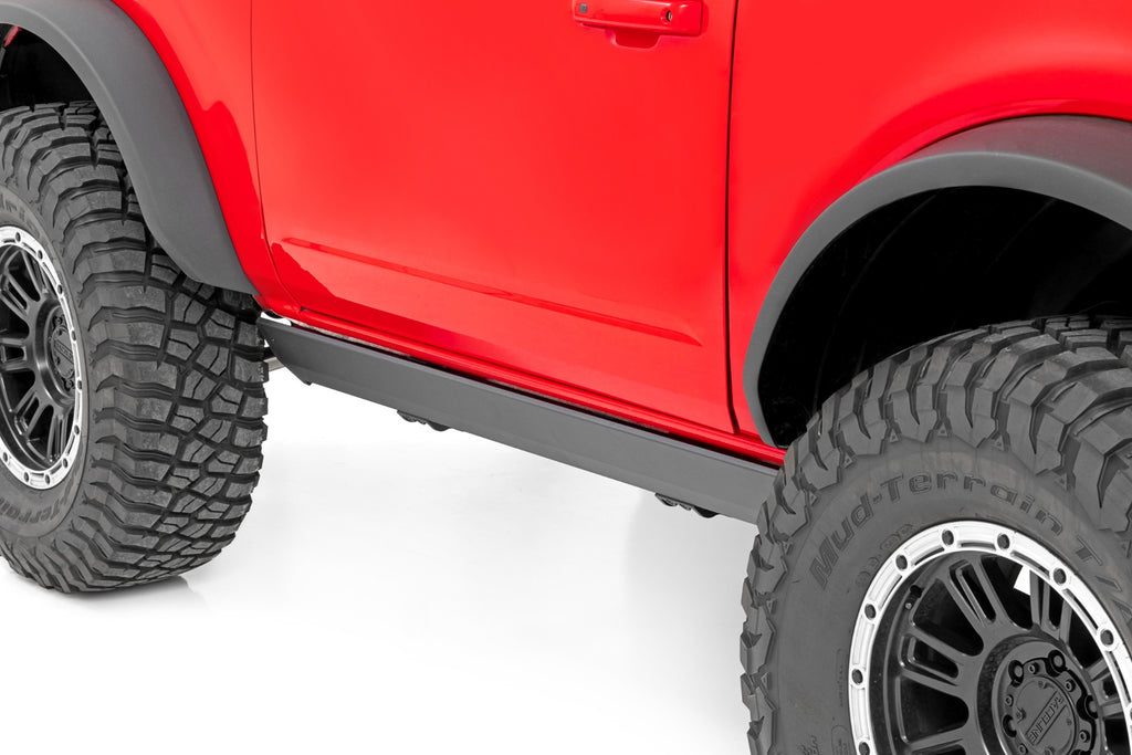 Rough Country Power Running Boards - Lighted - 2 Door - Ford Bronco (2 Door) (21-23)