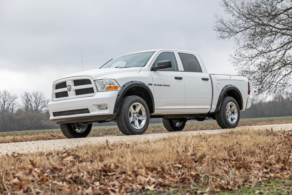 Pocket Fender Flares - Both Bumpers - GW7 Bright White - Ram 1500 2WD 4WD