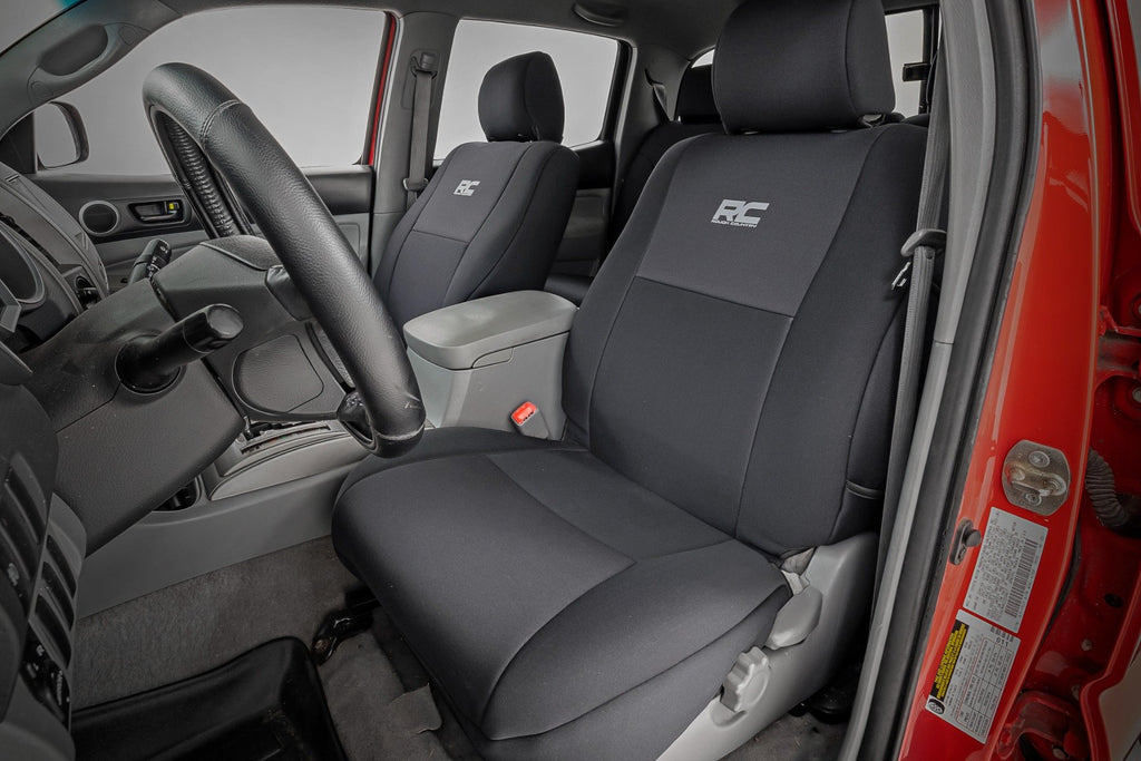 Seat Covers - FR & RR - Crew Cab - Toyota Tacoma 2WD 4WD (05-15)