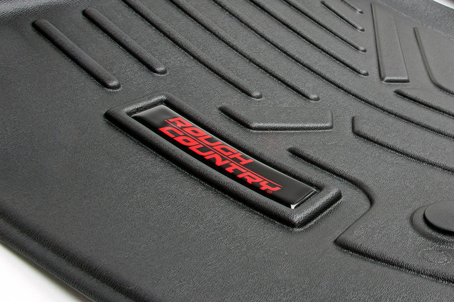 Rough Country Floor Mats - FR & RR - Crew Cab - Chevy GMC 1500 (99-06 & Classic)
