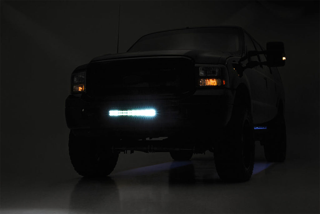 LED Light Kit - Bumper Mount - 20 In. Spectrum Dual Row - Ford F-250 F-350 Super Duty (05-07)